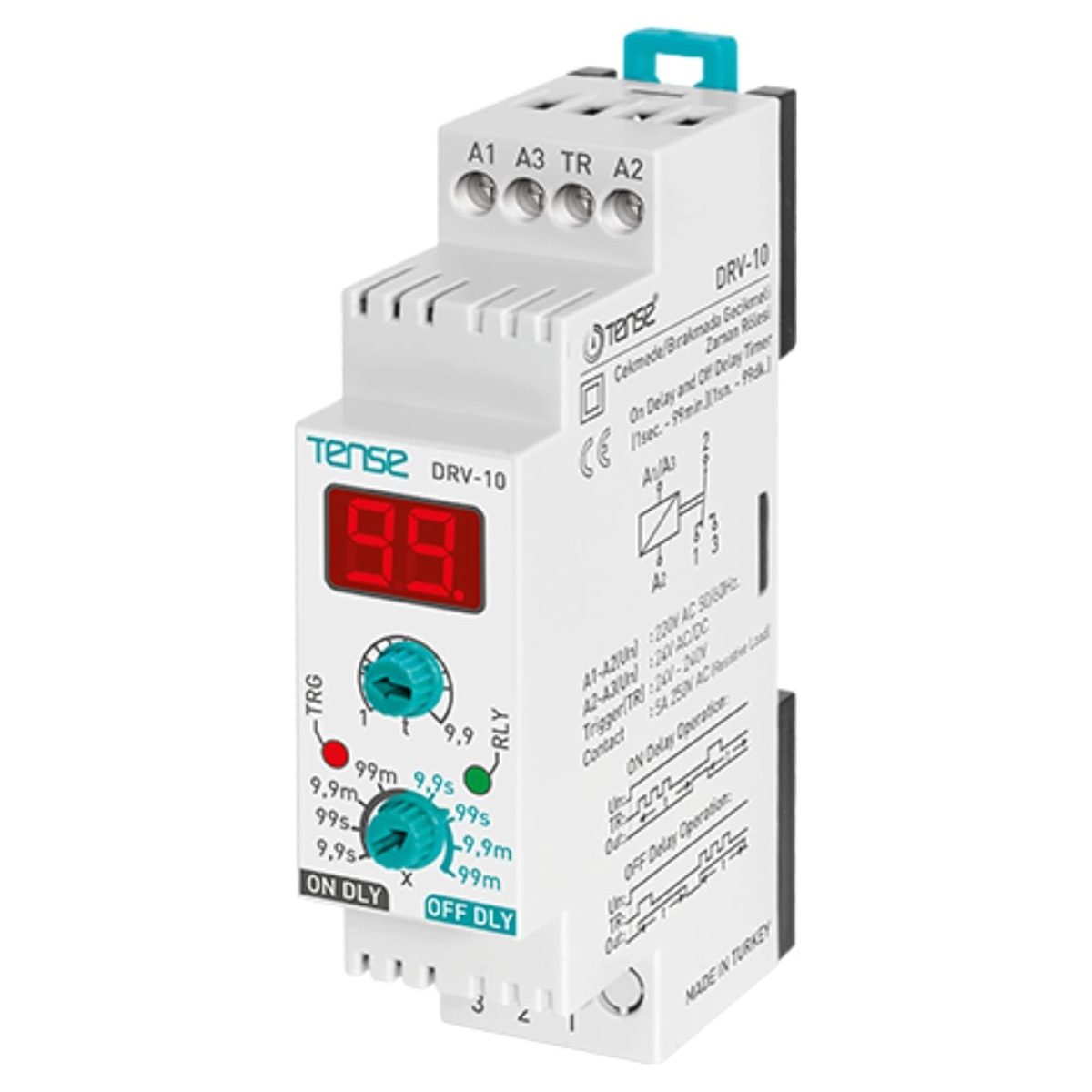 Digital functional timer (24-220 V AC)