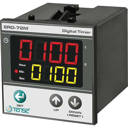 Temporitzador digital amb pantalla LED de 2x4 dígits 72X72