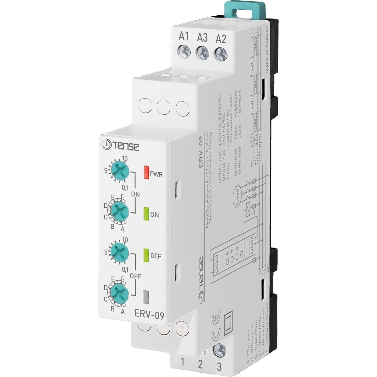 W-Auto type multifunction flashing relay