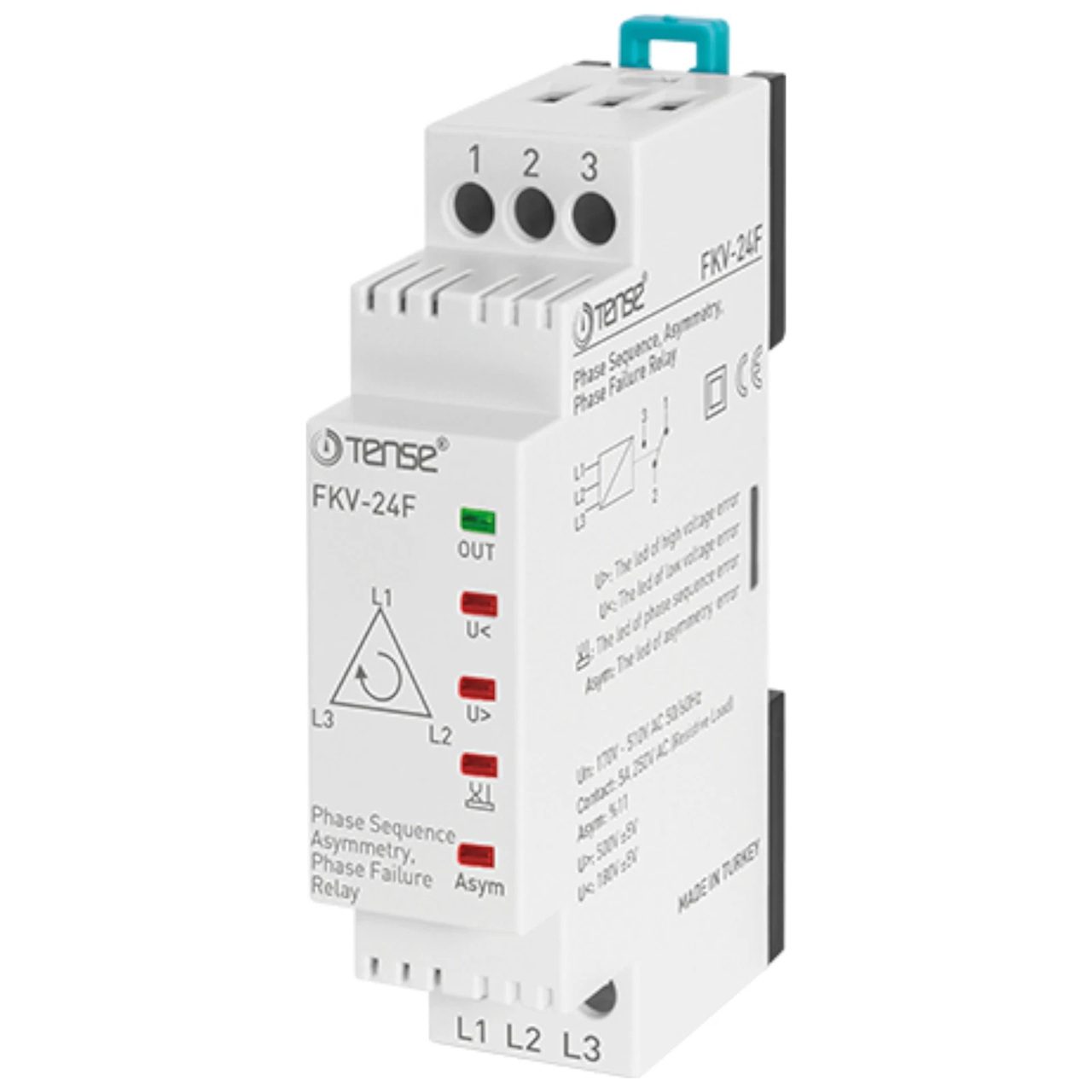 Non-neutral phase sequence phase protection relay