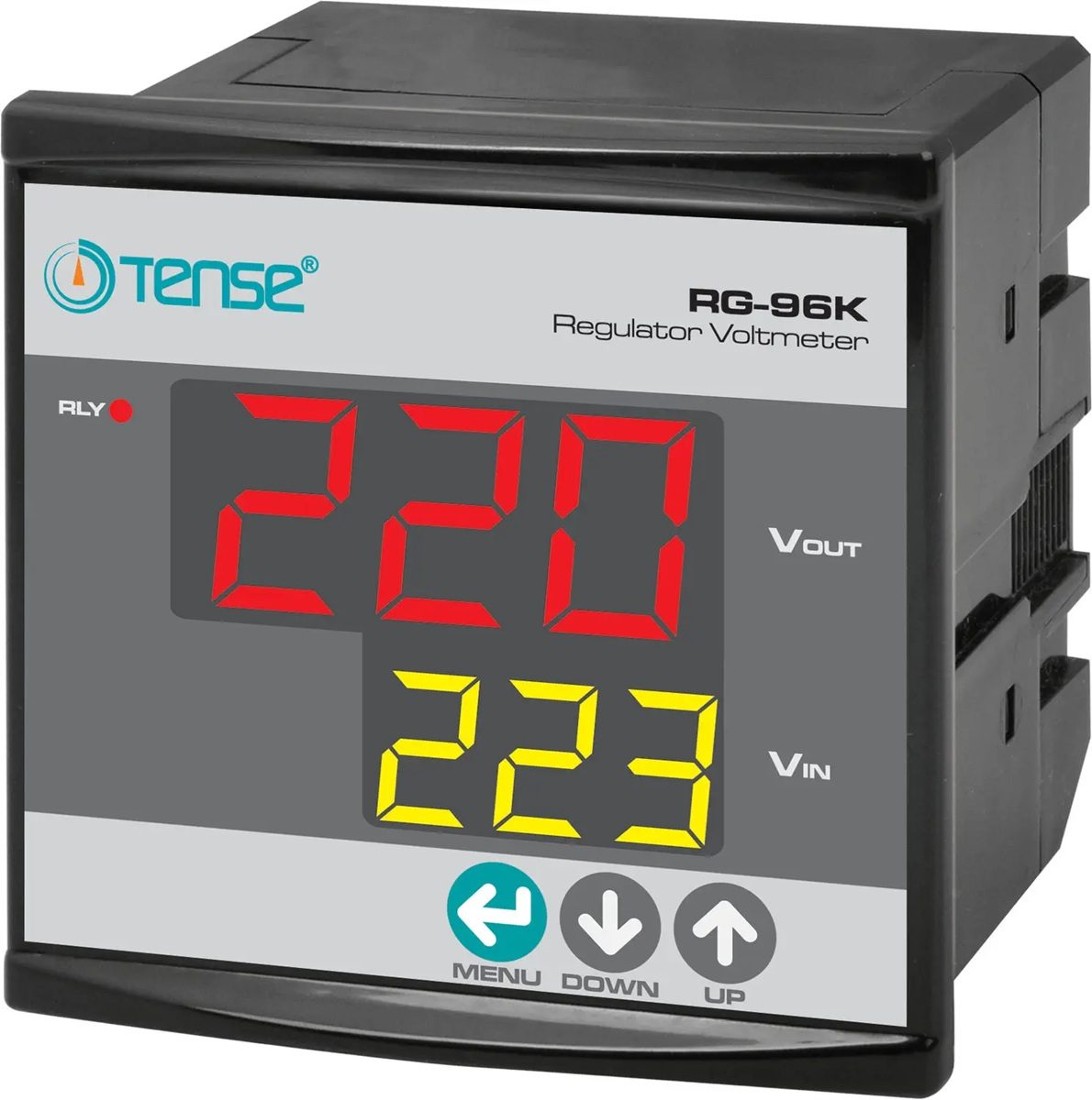 Voltmètre numérique (commande servo pour régulateurs) 96x96 mm (1-300 V AC)