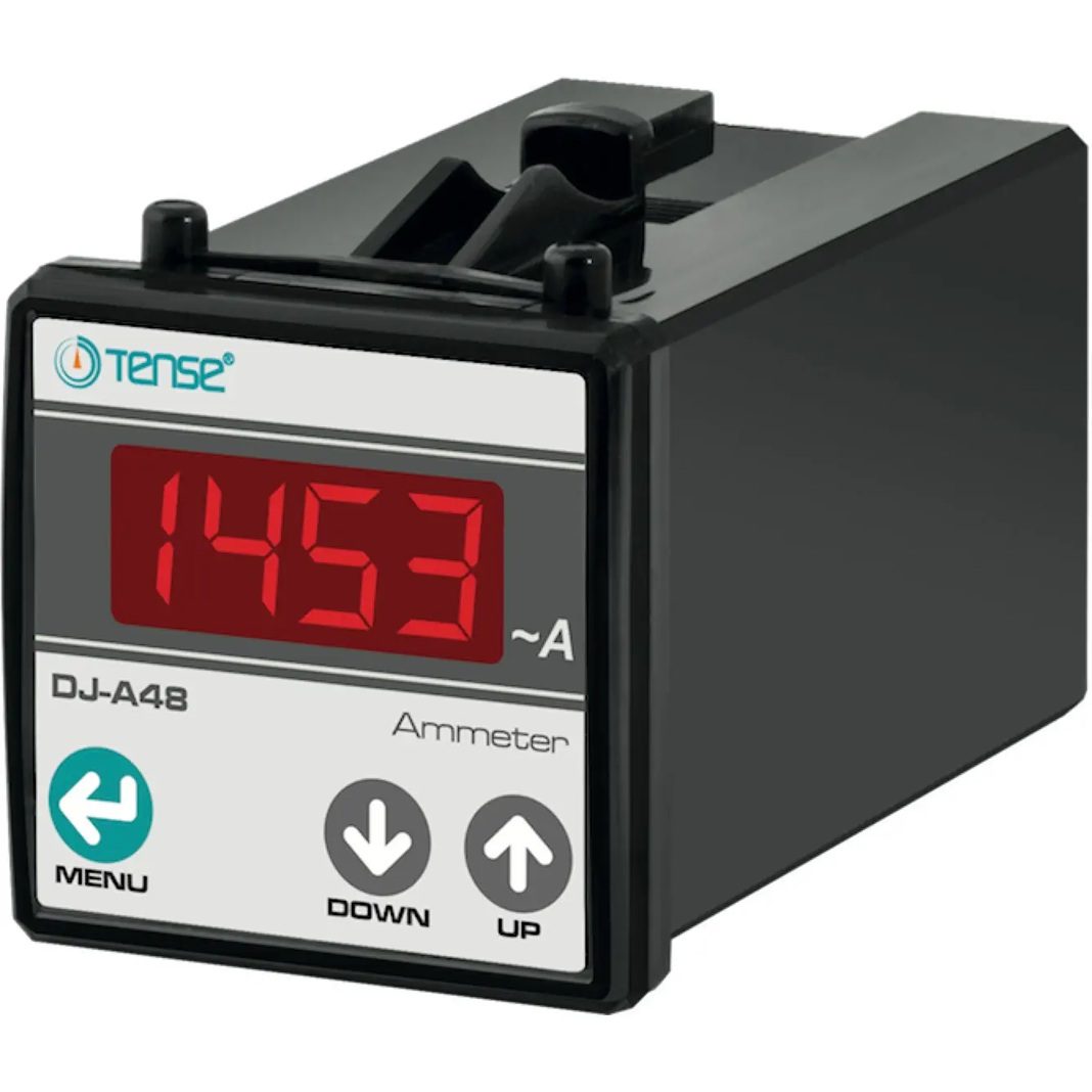 Digital Ammeter, (50/60 Hz) 48 x 48 100mA - 9995A 4 x 9 mm