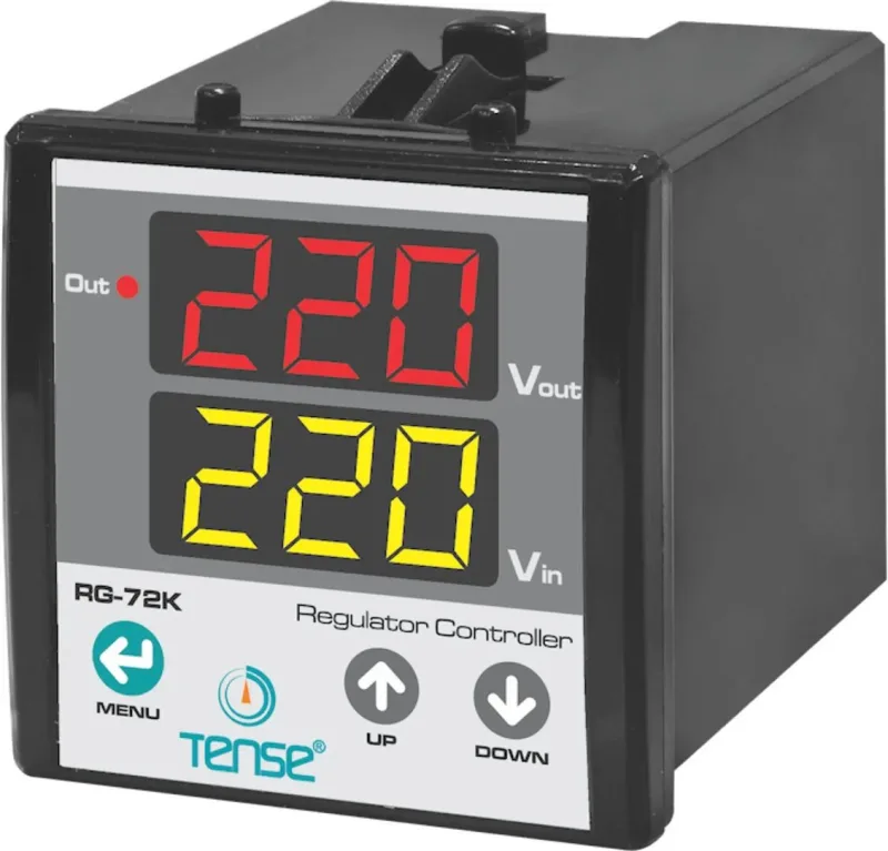 Voltímetro digital (control servo para reguladores) 72x72 mm (1-300 V CA)