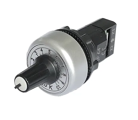 Potenciómetro de plástico de 10K y 22 mm